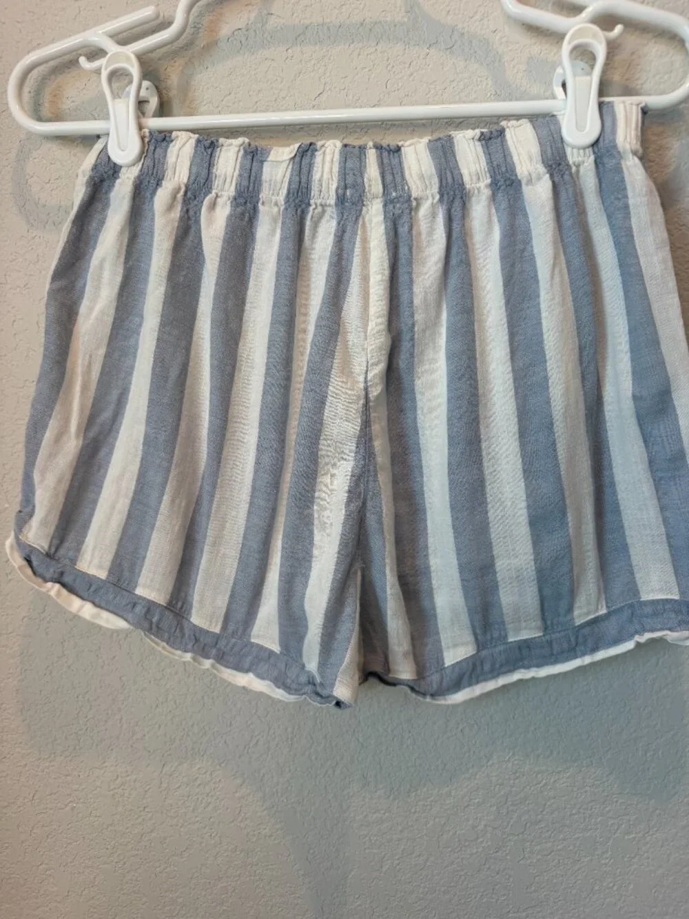 Eberjey Blue White Umbrella Stripes Pajama Set Size Small - Picture 9 of 10
